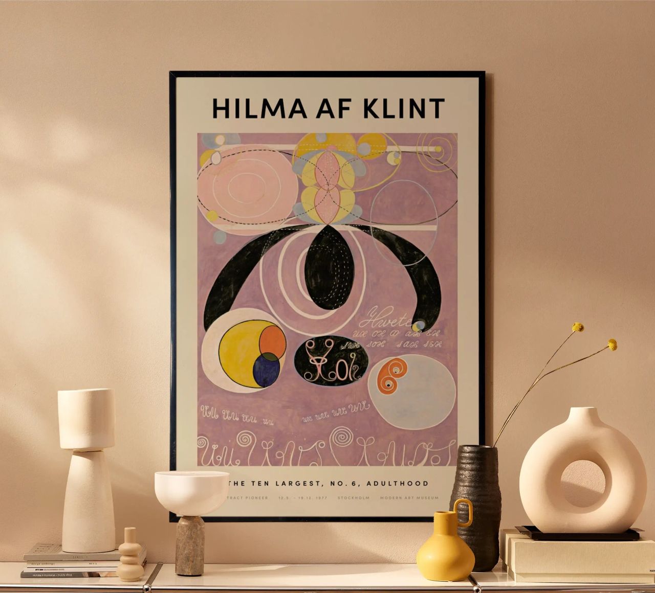 Hilma af Klint - The Ten Largest, No. 6 carta hahnemühle da Vintage by JUNIQE