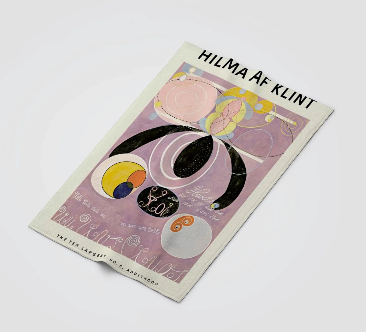 Hilma af Klint - The Ten Largest, No. 6 coperta in pile da Vintage by JUNIQE