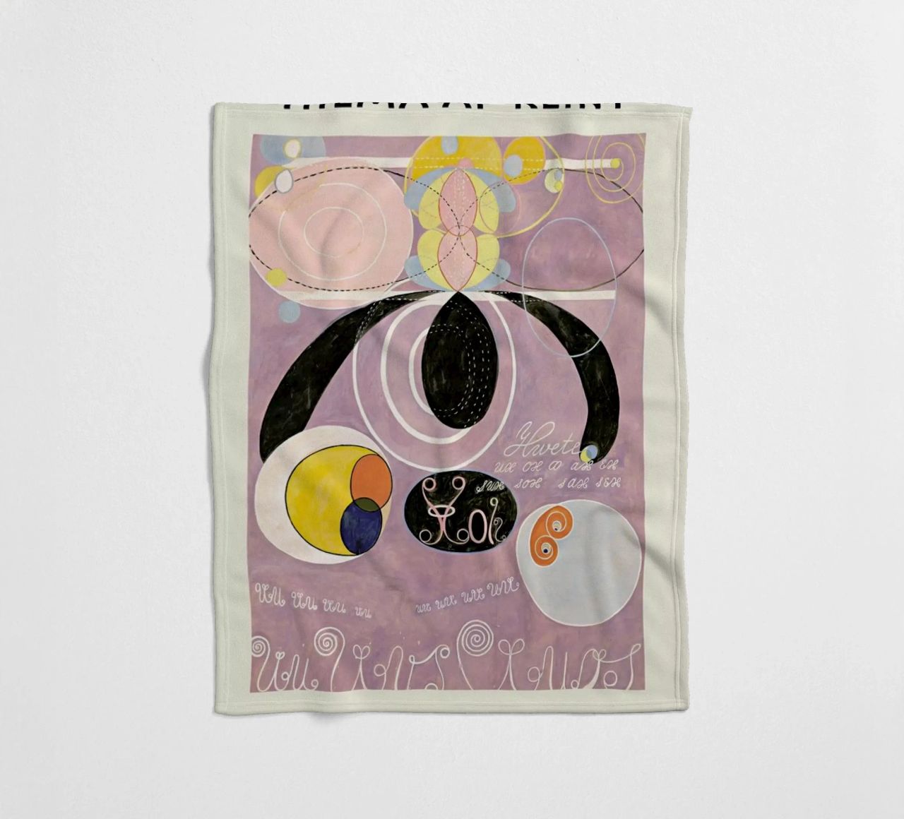 Hilma af Klint - The Ten Largest, No. 6 coperta in pile da Vintage by JUNIQE