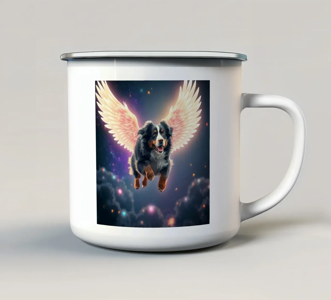 Un angelo del cielo #35 tazza in smalto da Yumis.Beargang.and.Me