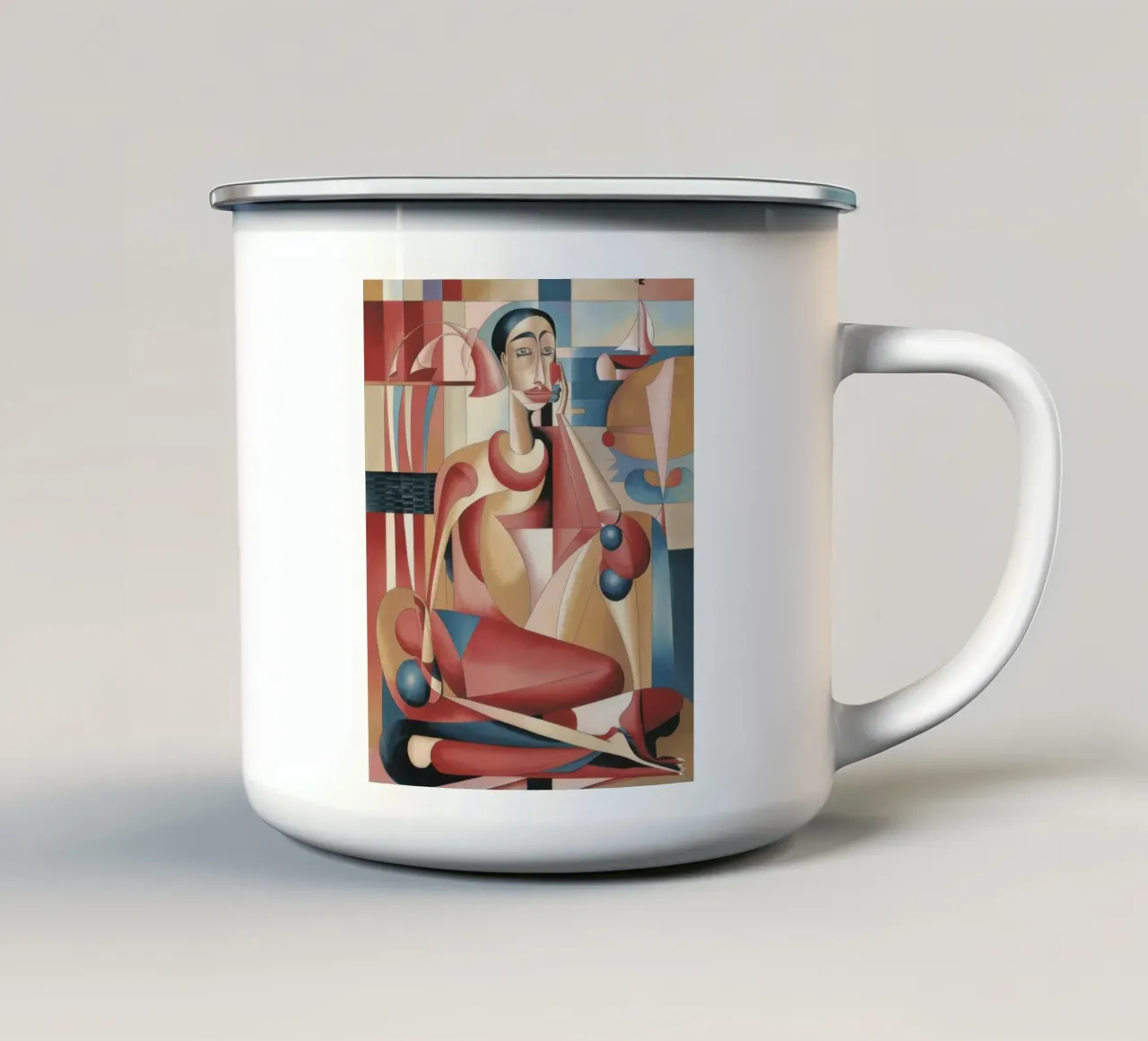 Presenza radiosa tazza in smalto da Crimson Whisper