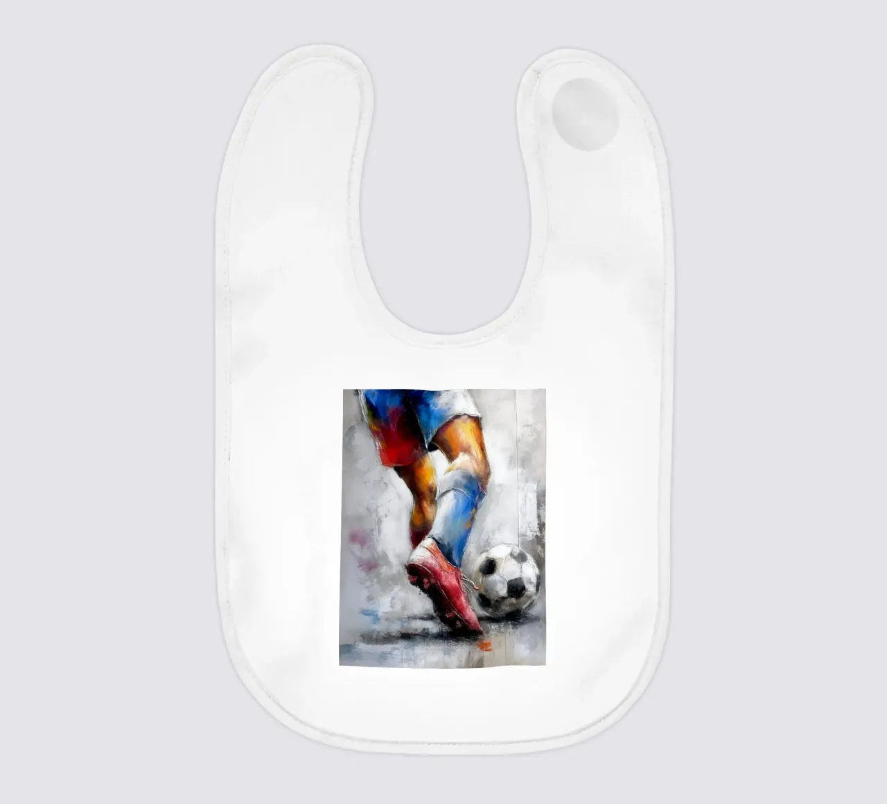 Soccer I baby bib by Kinderherz