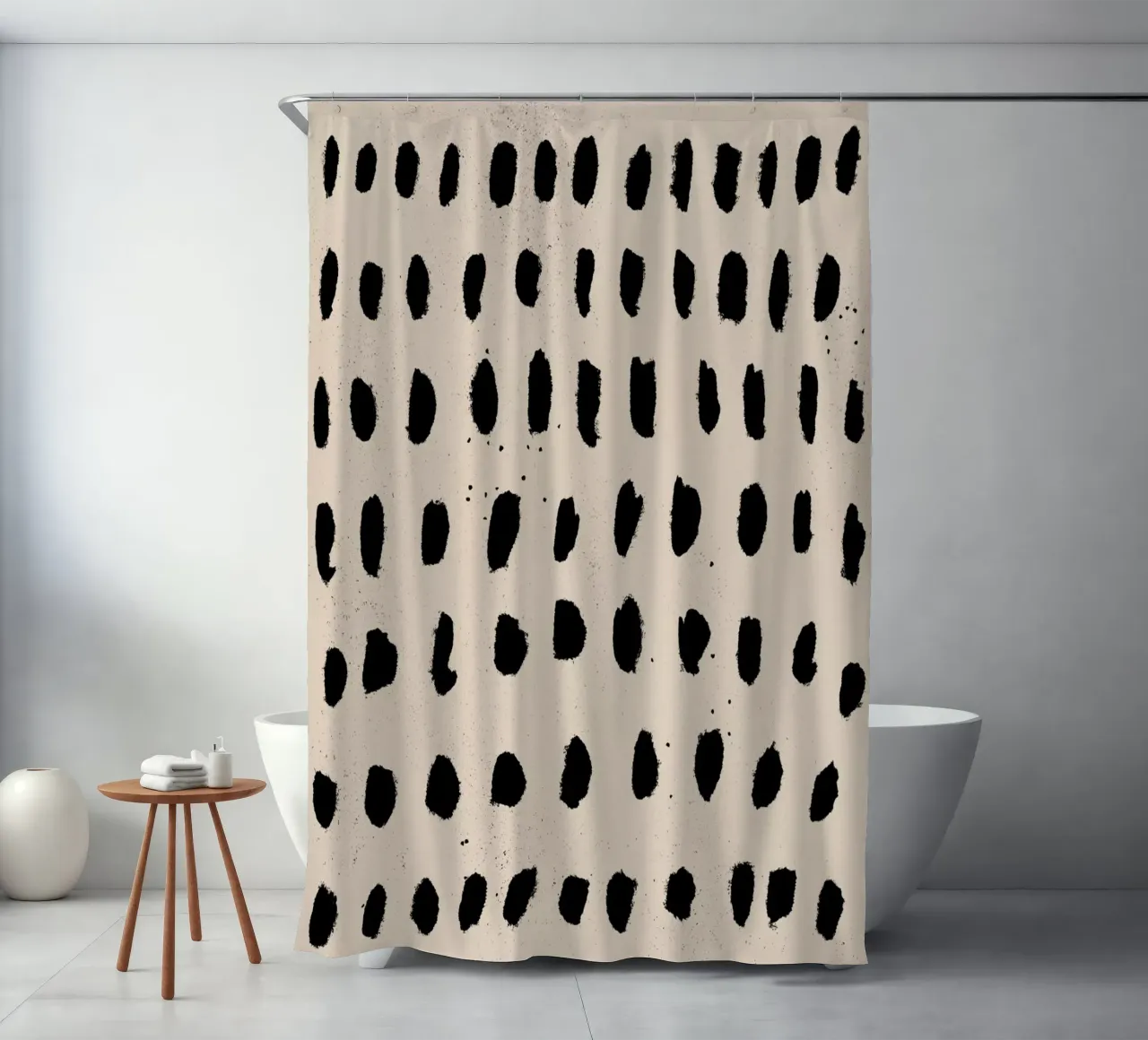 Serie minimalista no.8 shower curtain by Froilein Juno