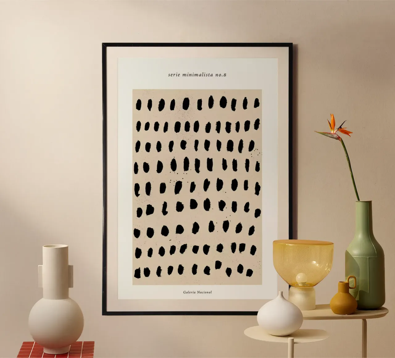 Serie minimalista no.8 poster by Froilein Juno