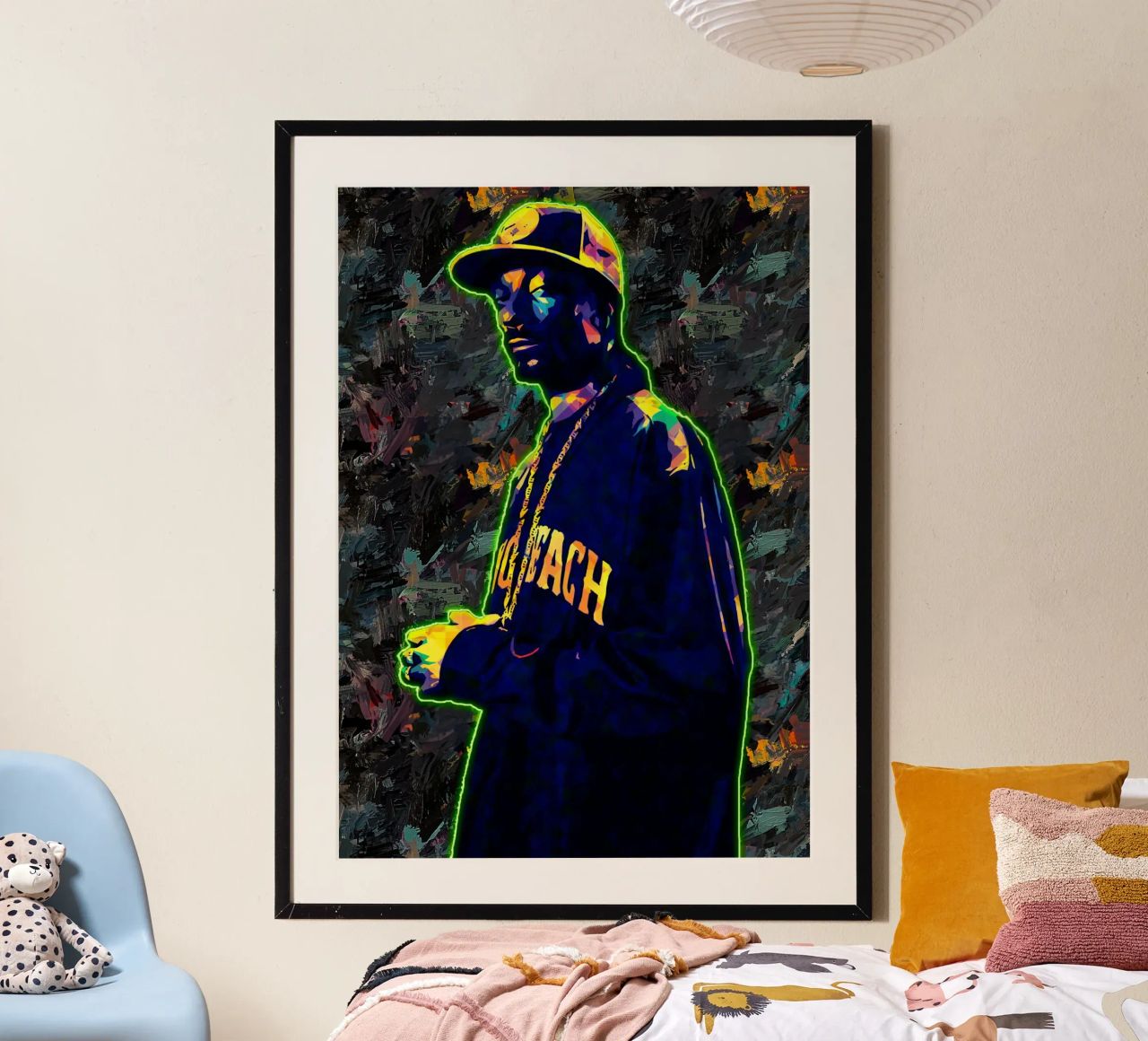 Snoop Neon Dogg Poster von neonartroom