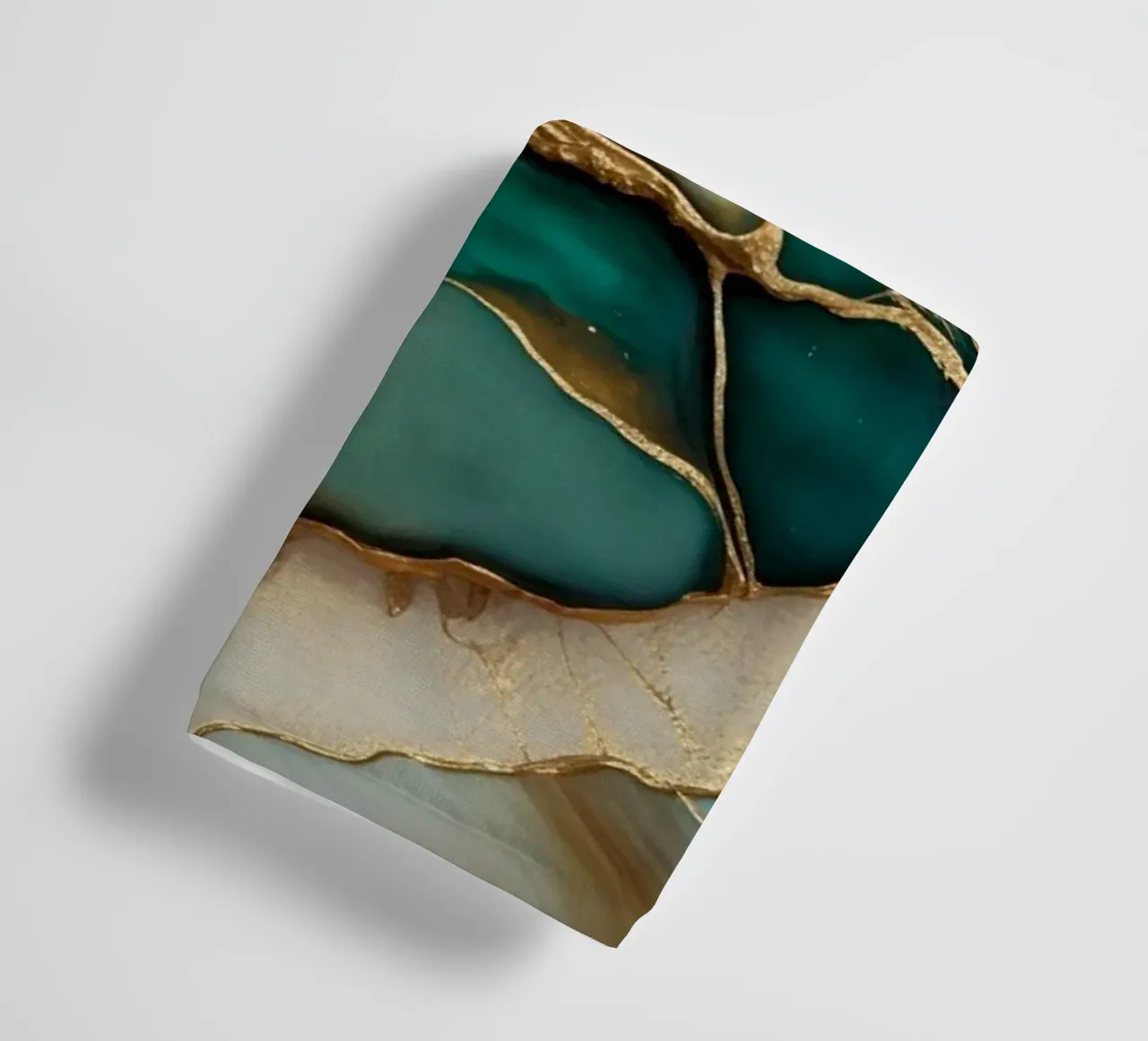 Oro verde smeraldo giada marmo eleganza asciugamano da bagno da Andrea Haase Modern Home