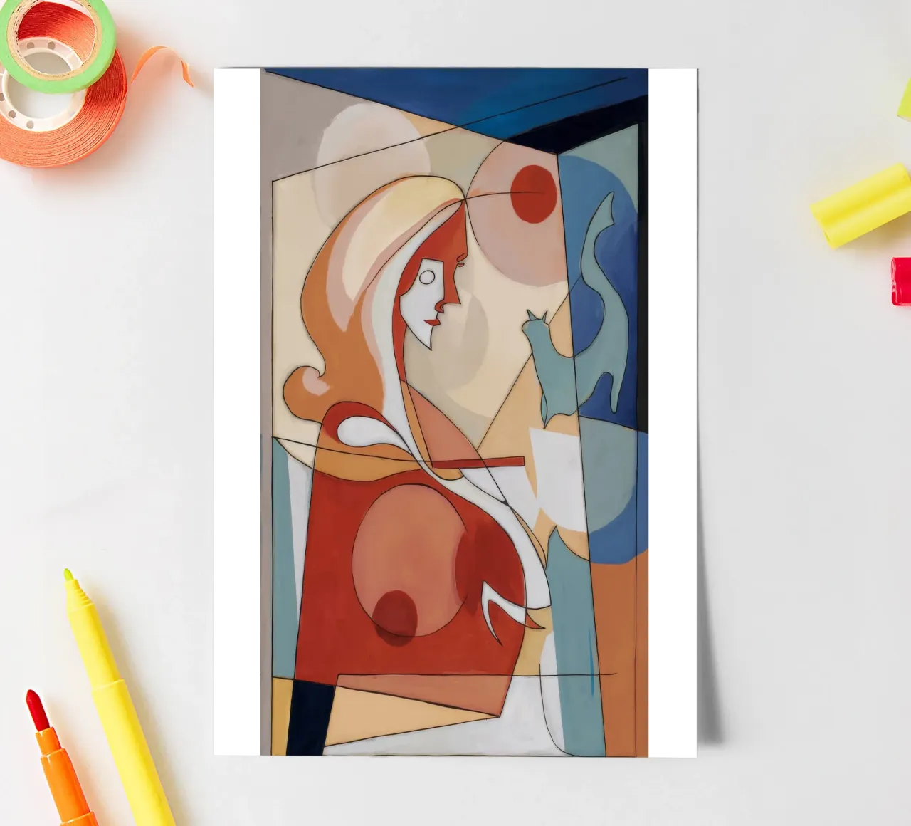 Reflektierende Einsamkeit Stickerbogen von Crimson Whisper