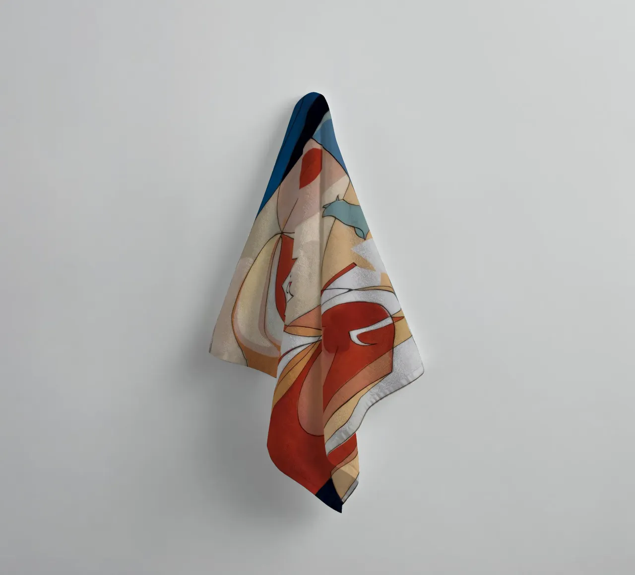 Reflective Solitude towel by Crimson Whisper
