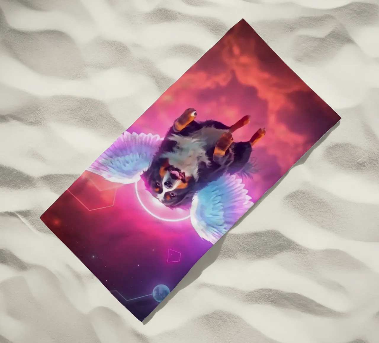An Angel of Heaven #38 beach towel by Yumis.Beargang.and.Me