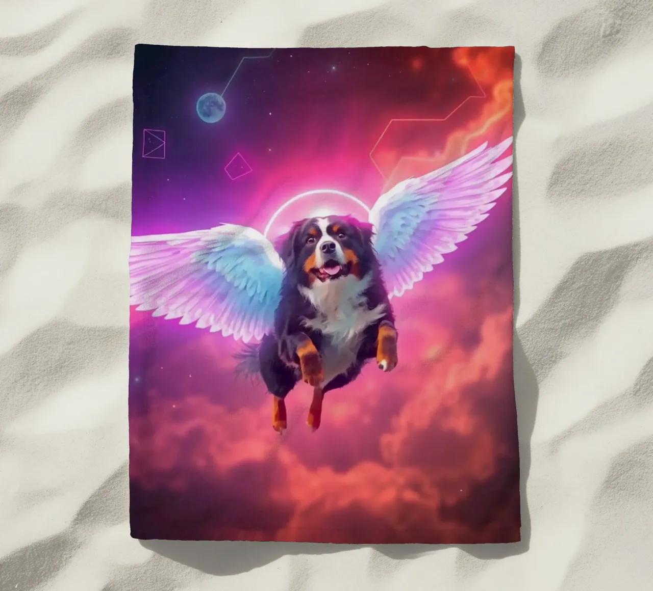 An Angel of Heaven #38 beach towel by Yumis.Beargang.and.Me