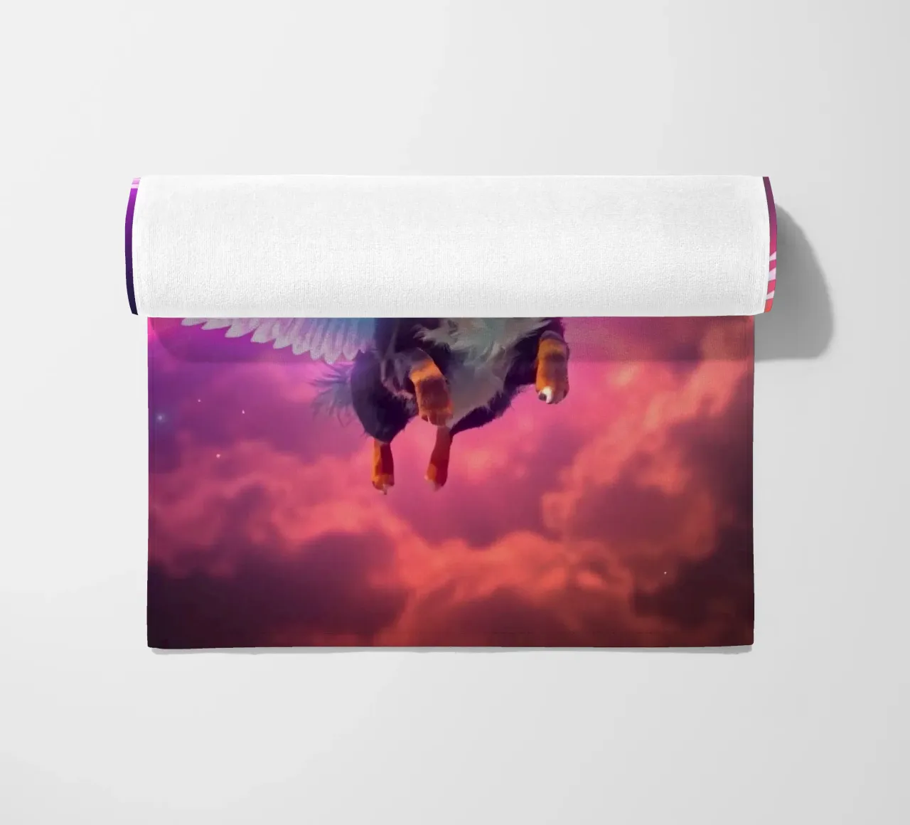 An Angel of Heaven #38 beach towel by Yumis.Beargang.and.Me