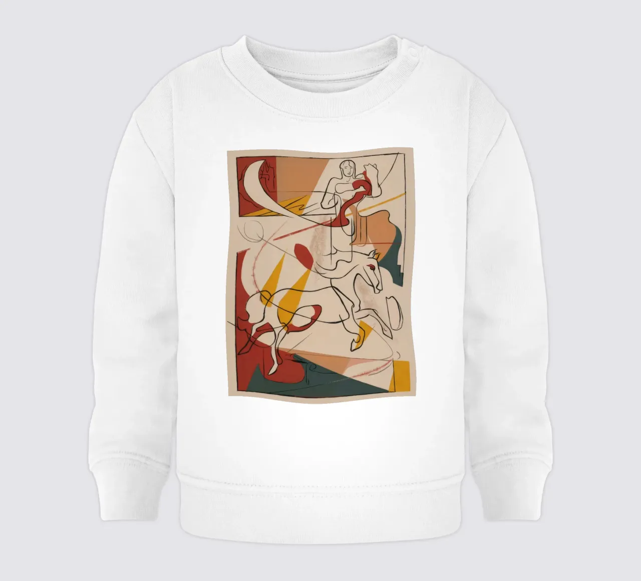 Dynamic Artistic Motion baby sweatshirt by Crimson Whisper