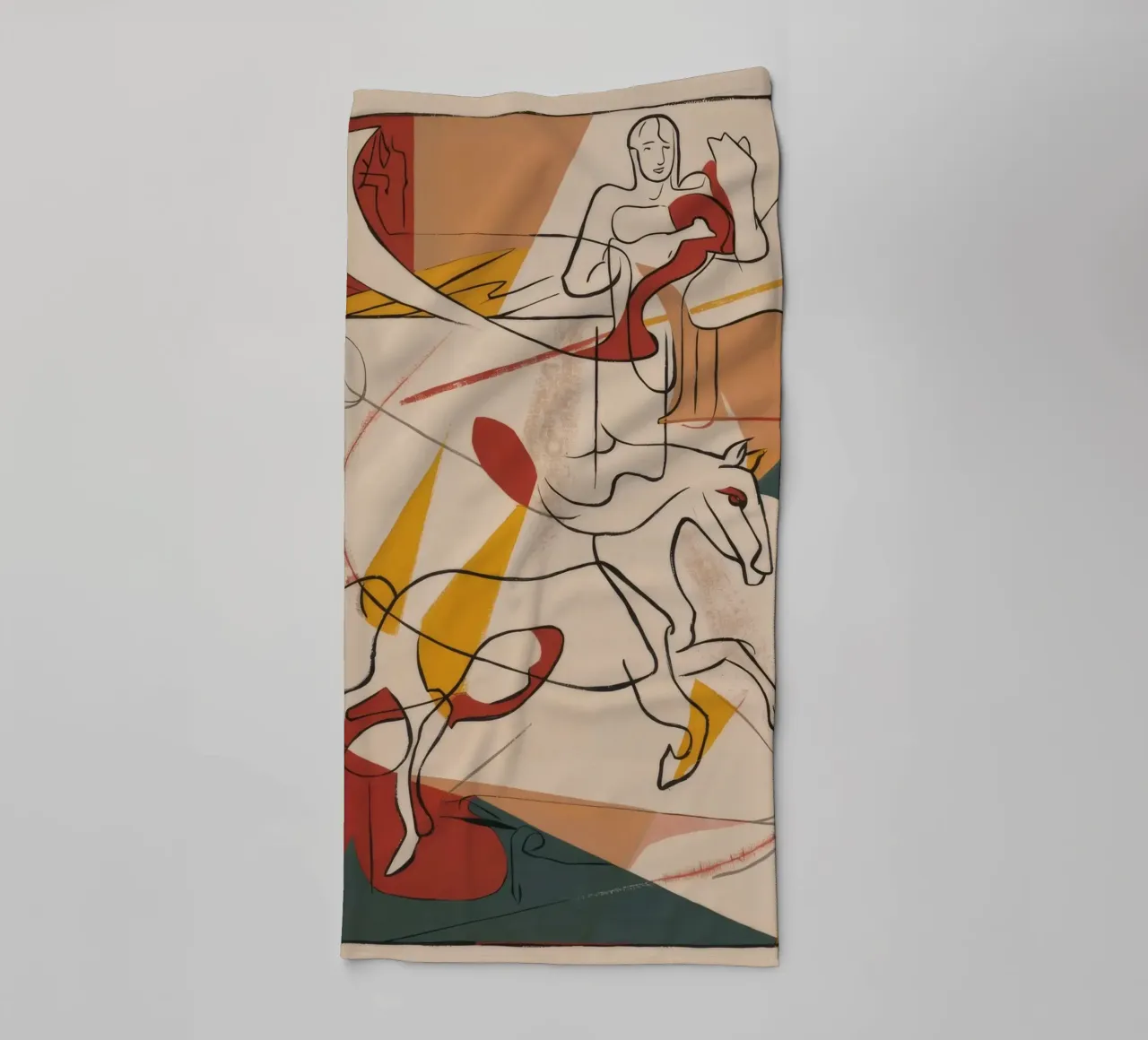 Dynamic Artistic Motion towel by Crimson Whisper