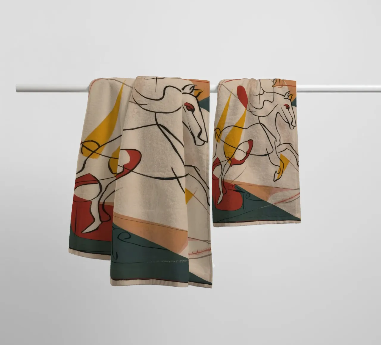 Dynamic Artistic Motion towel by Crimson Whisper