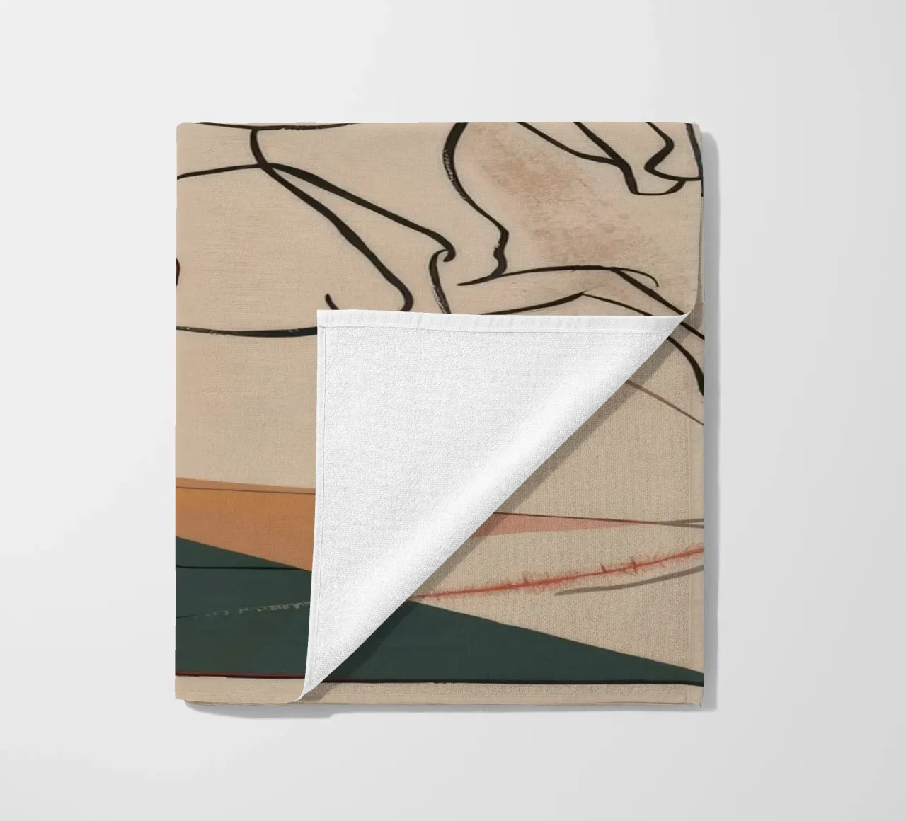 Dynamic Artistic Motion beach towel by Crimson Whisper