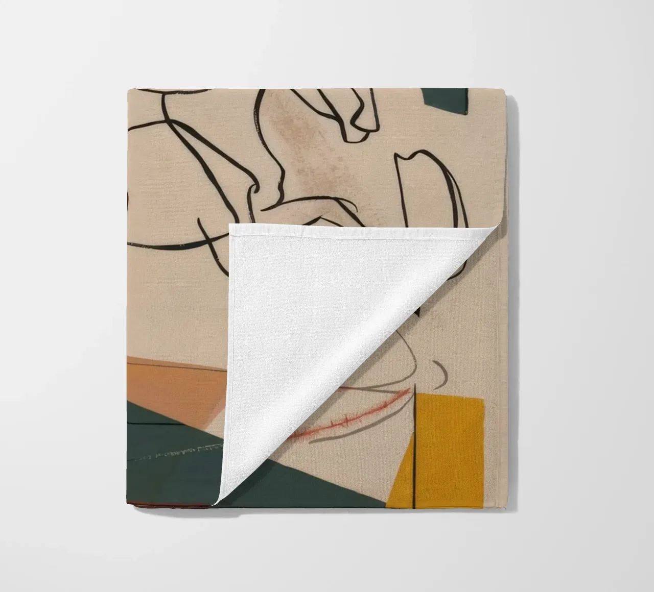 Dynamic Artistic Motion beach towel by Crimson Whisper