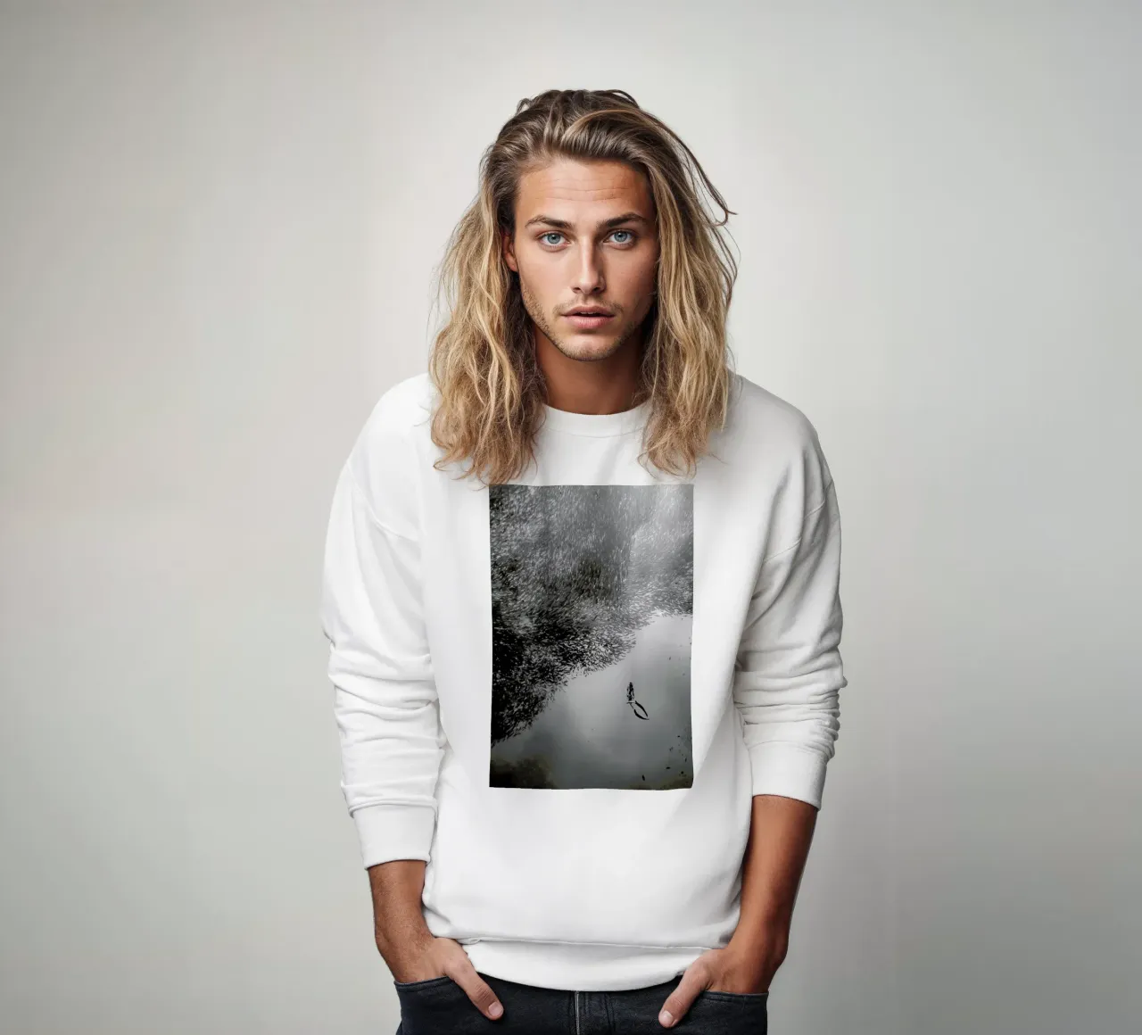 Diving Deep @Niccolo_Stevens felpa da EyeEm Mobile GmbH