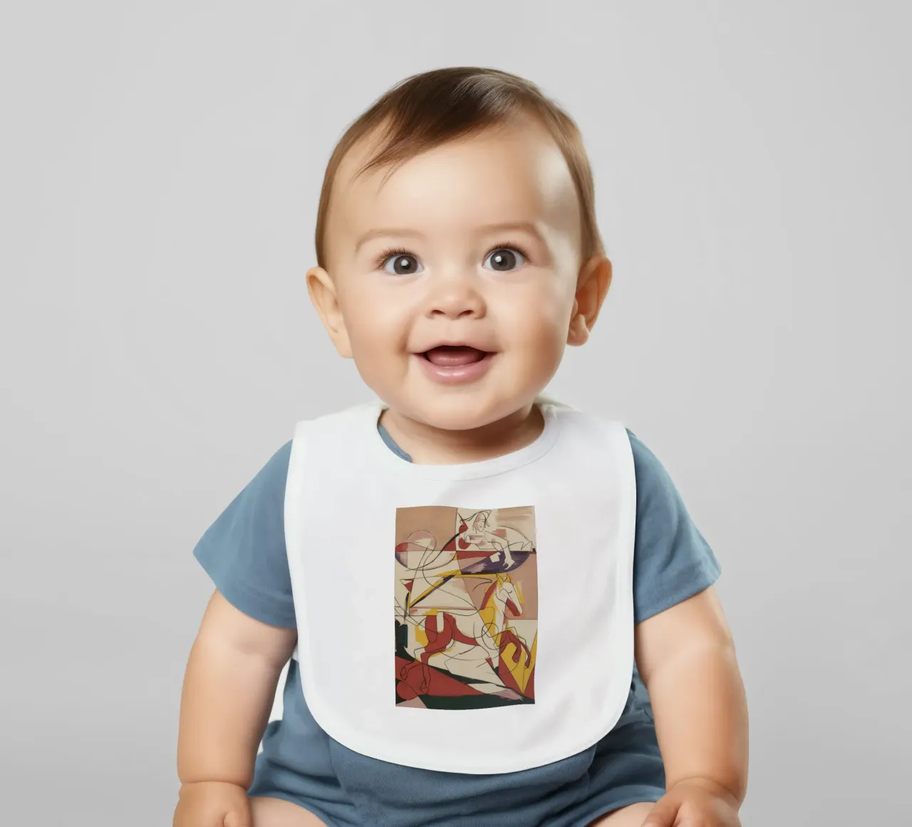 Energetic Creative Expression baby bib by Crimson Whisper