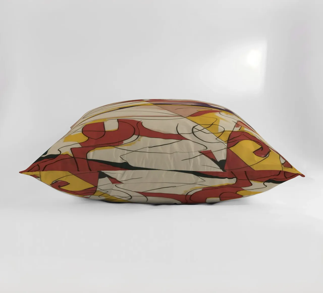 Energetic Creative Expression decorative cushion by Crimson Whisper