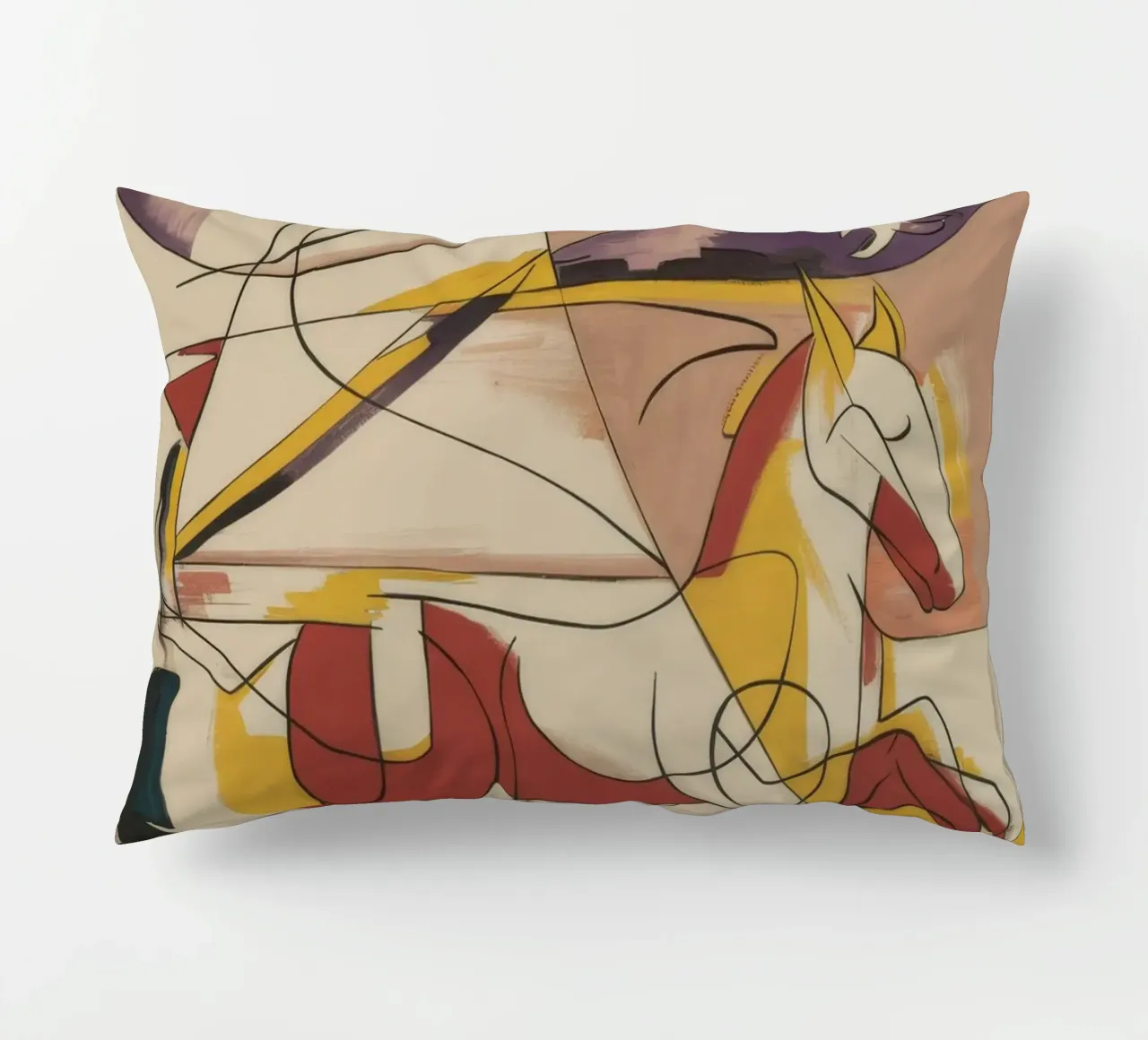 Energetic Creative Expression decorative cushion by Crimson Whisper