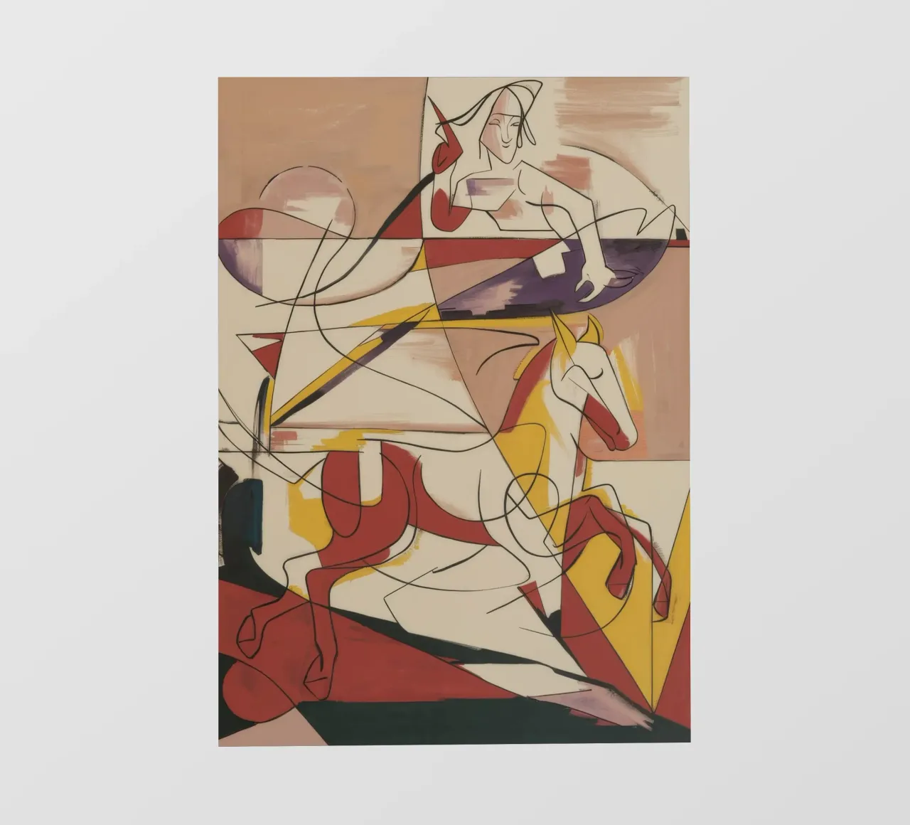 Energieke creatieve expressie fotobehang van Crimson Whisper