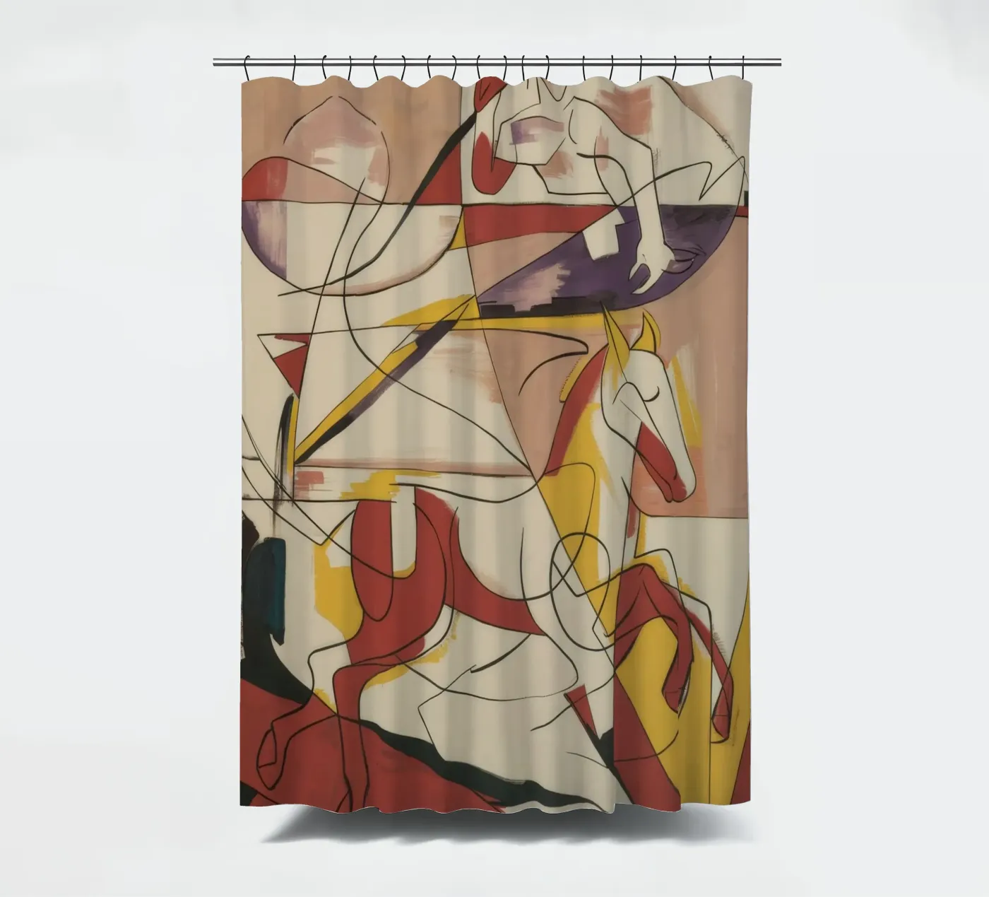Energetic Creative Expression Duschvorhang von Crimson Whisper