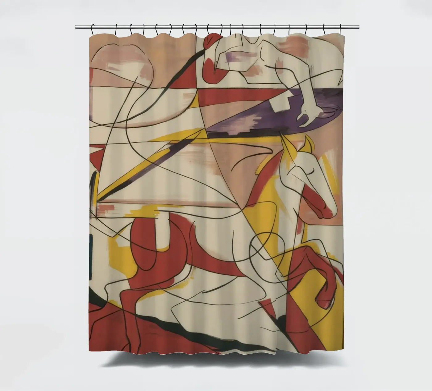 Energetic Creative Expression Duschvorhang von Crimson Whisper