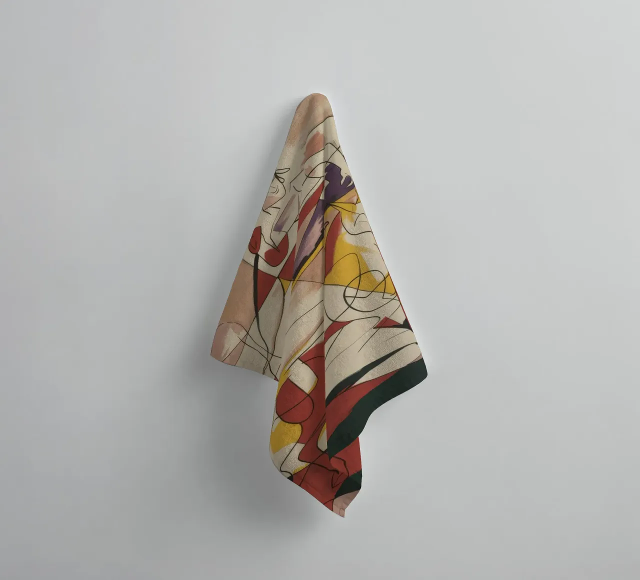 Energetic Creative Expression towel by Crimson Whisper