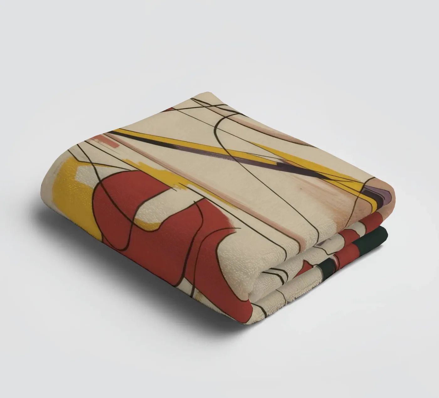 Energetic Creative Expression towel by Crimson Whisper