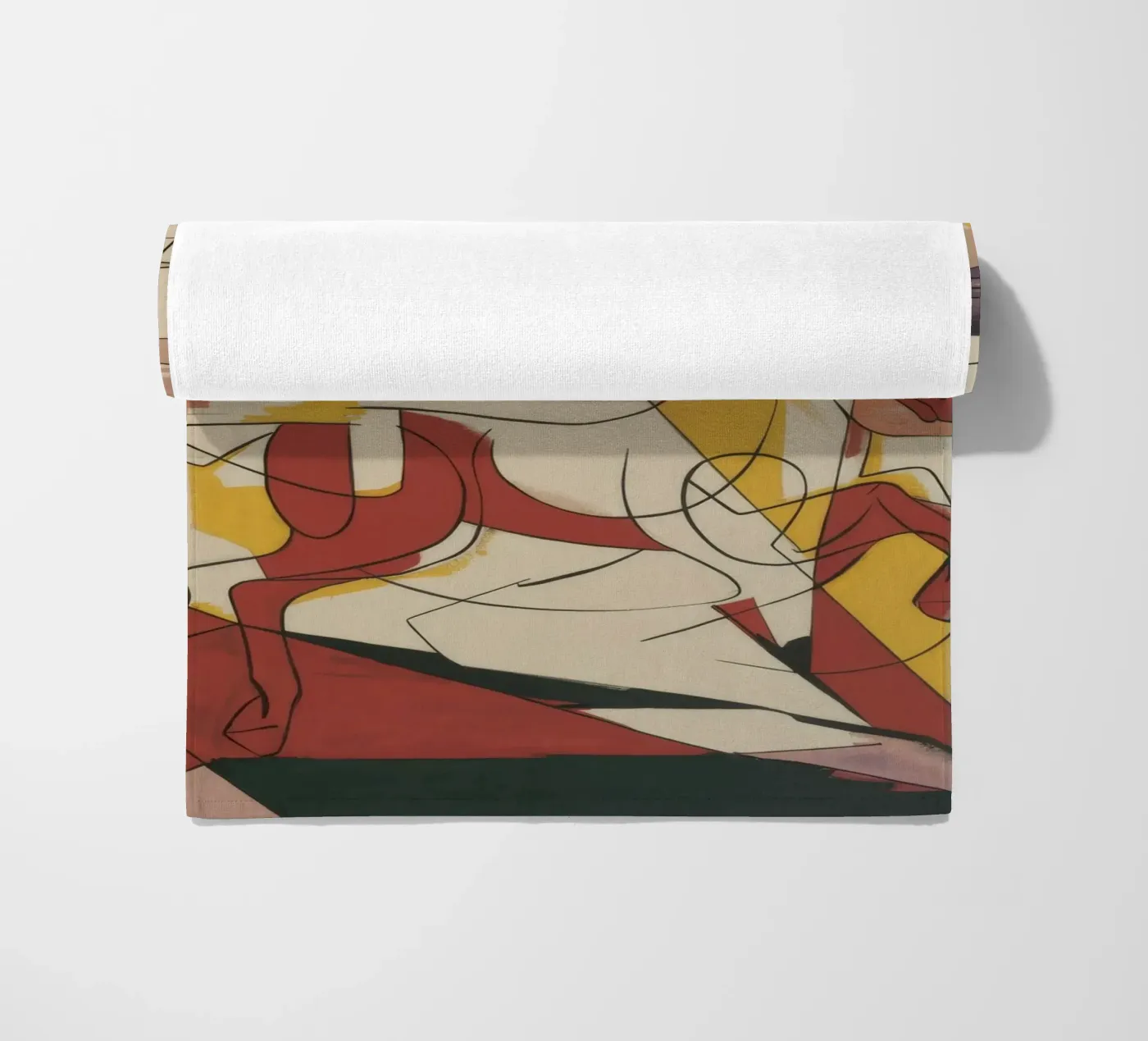 Energetic Creative Expression beach towel by Crimson Whisper