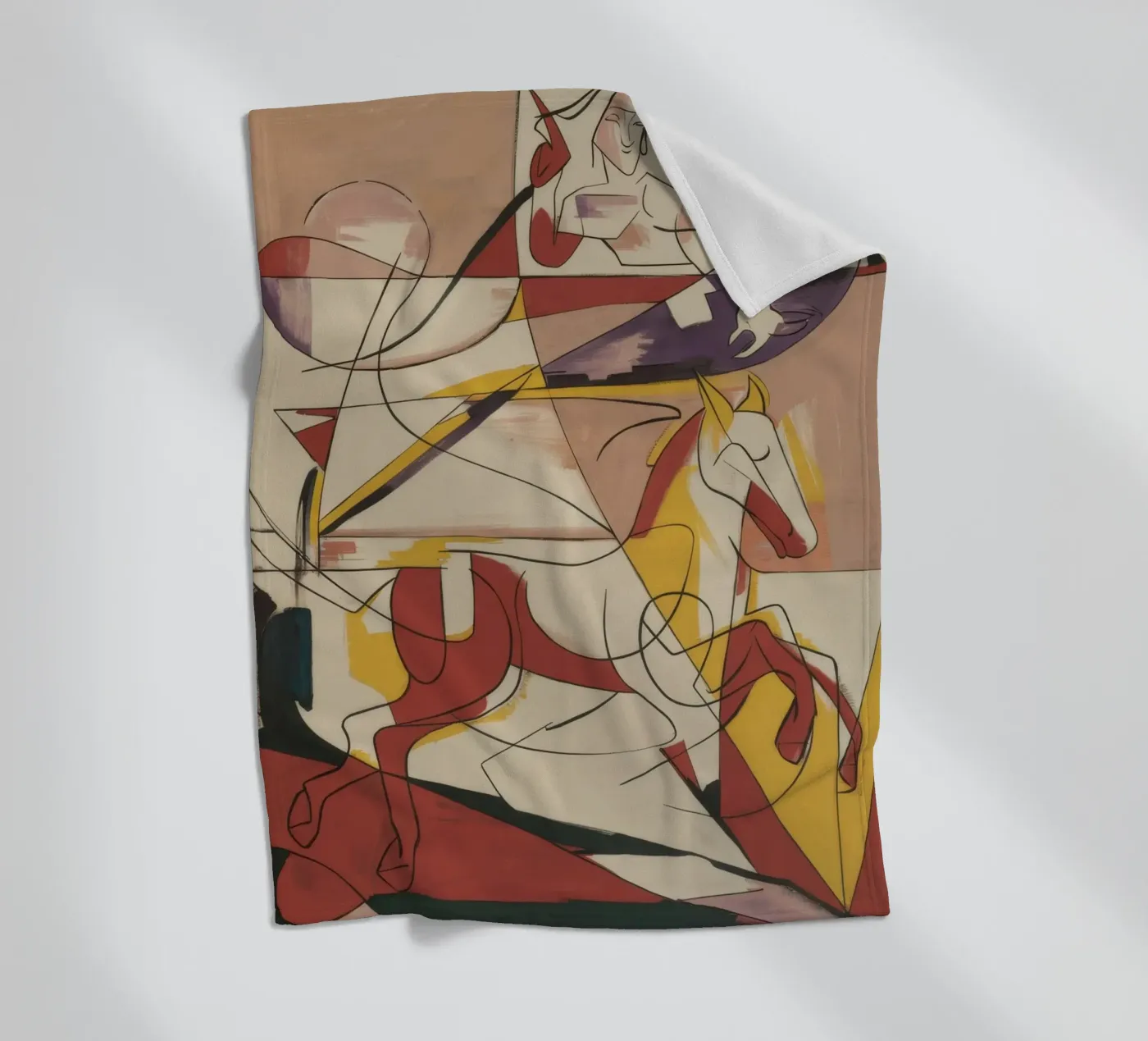 Energetic Creative Expression fleece blanket by Crimson Whisper