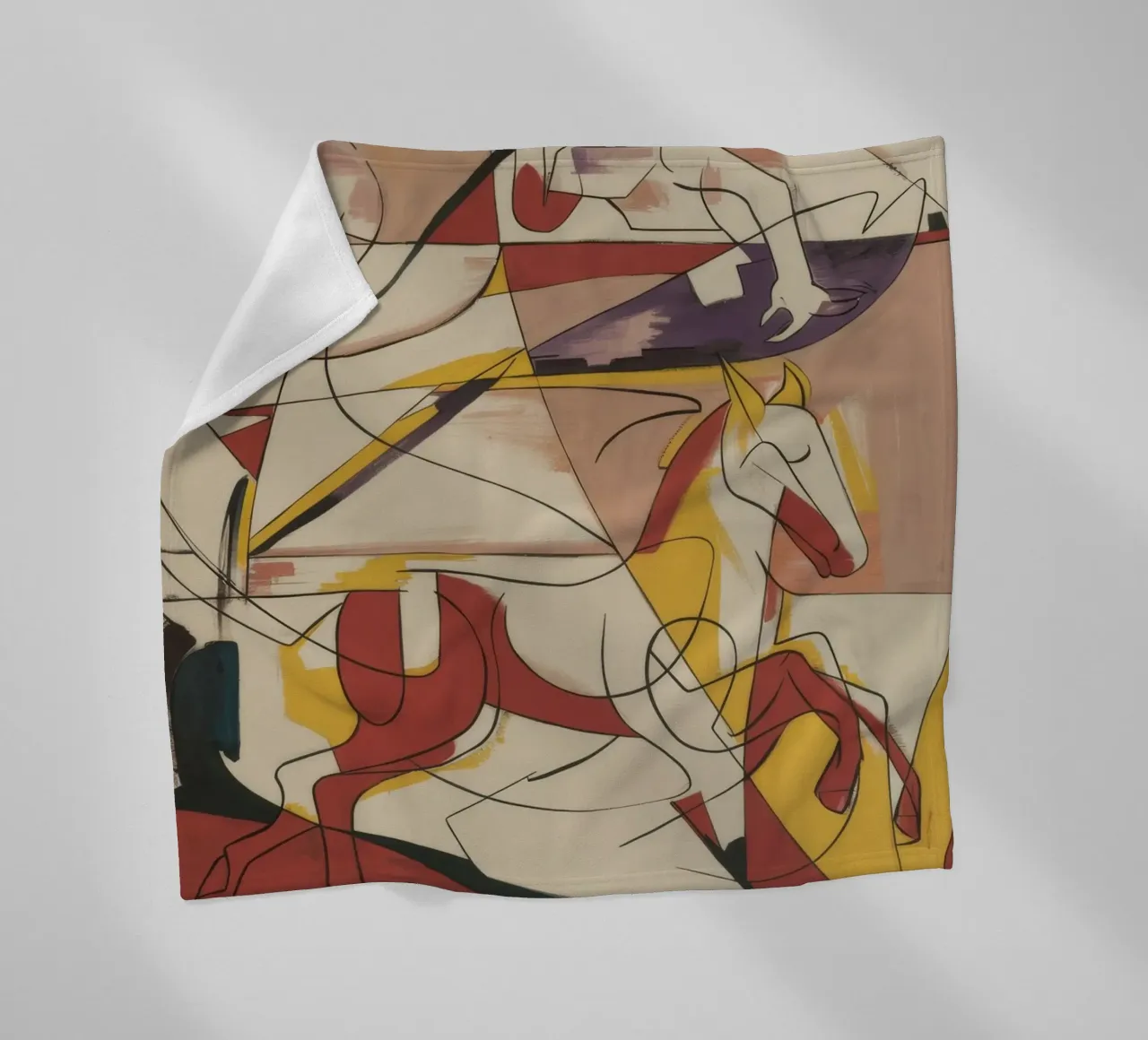 Energetischer kreativer Ausdruck Fleecedecke von Crimson Whisper