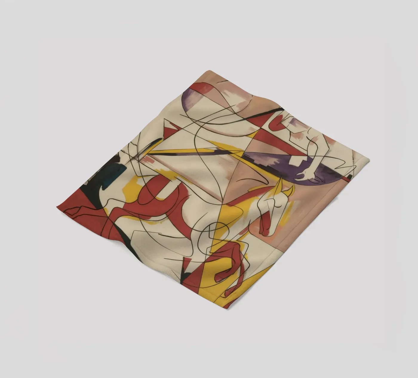 Energetic Creative Expression fleece blanket by Crimson Whisper