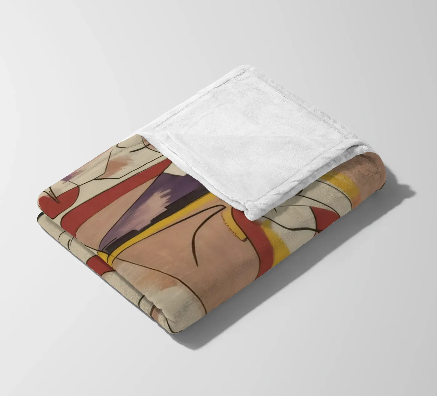 Energetic Creative Expression fleece blanket by Crimson Whisper