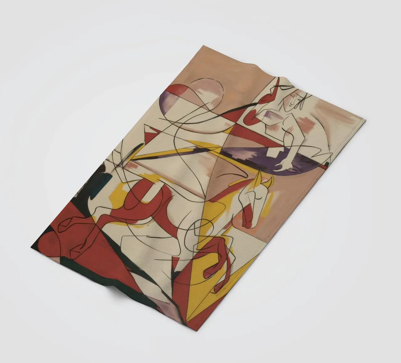 Energetischer kreativer Ausdruck Fleecedecke von Crimson Whisper