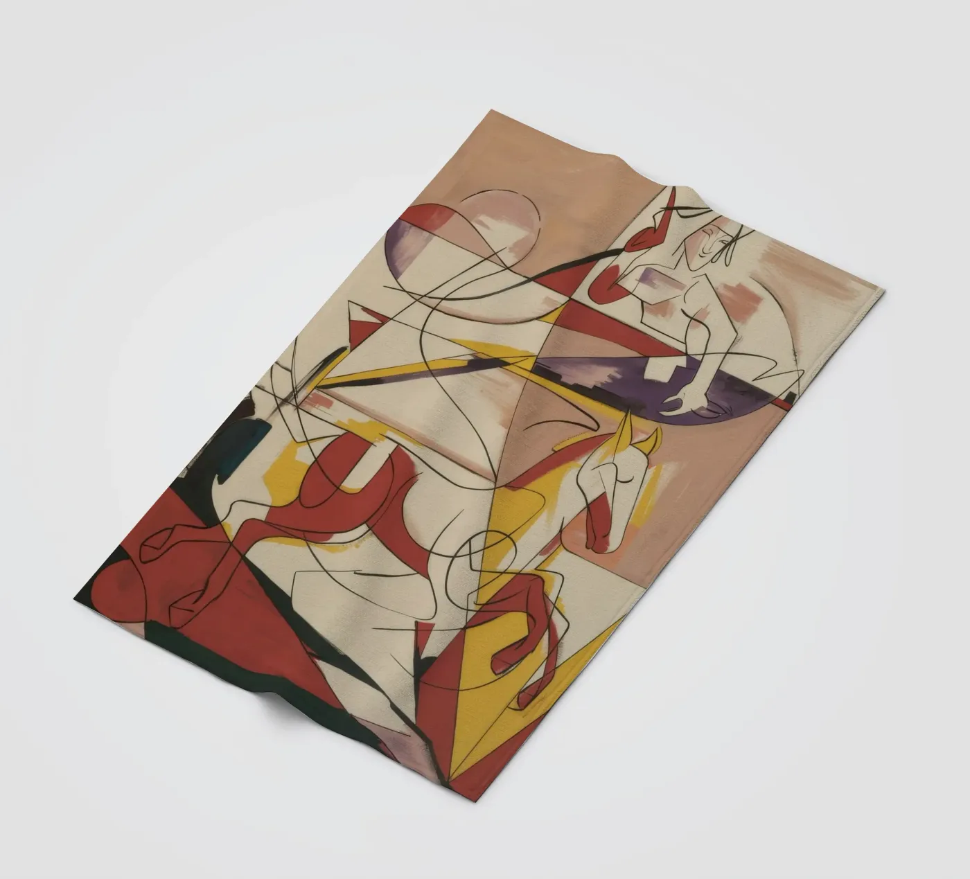 Energetic Creative Expression fleece blanket by Crimson Whisper