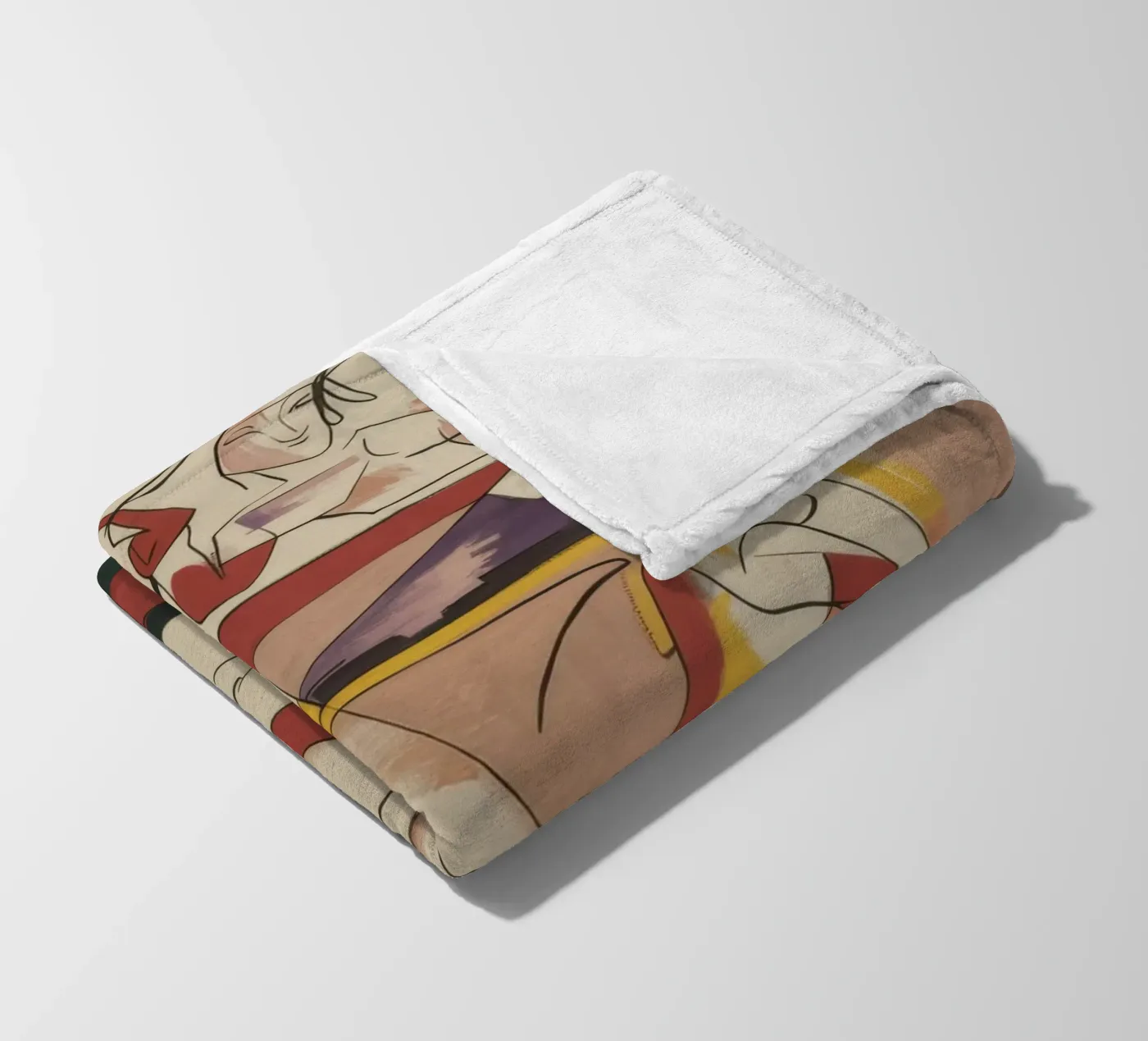 Energetic Creative Expression fleece blanket by Crimson Whisper