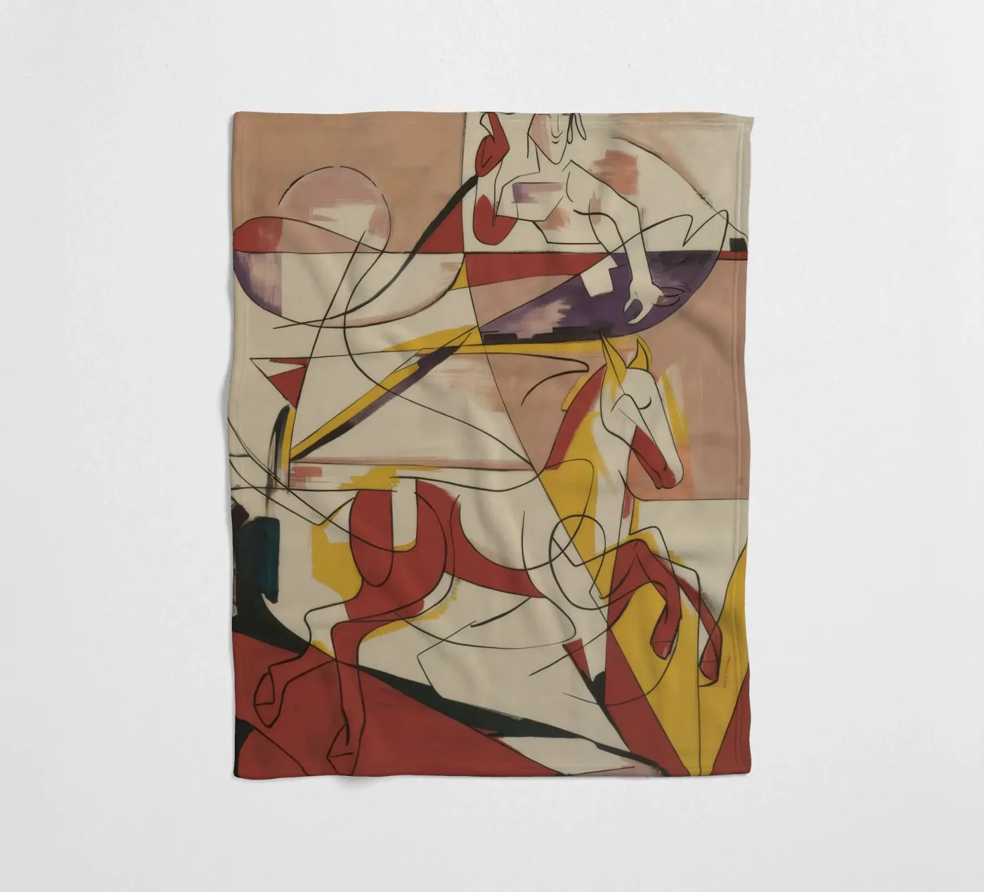 Energetic Creative Expression fleece blanket by Crimson Whisper