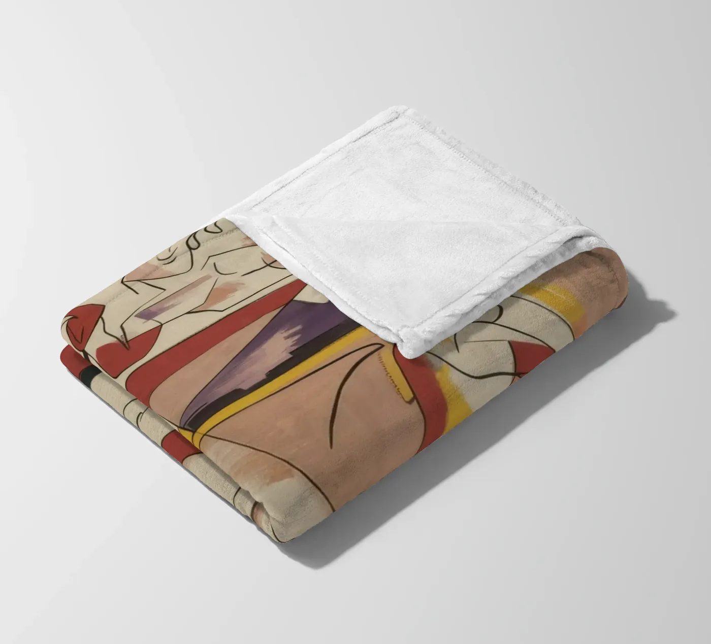 Energetic Creative Expression fleece blanket by Crimson Whisper