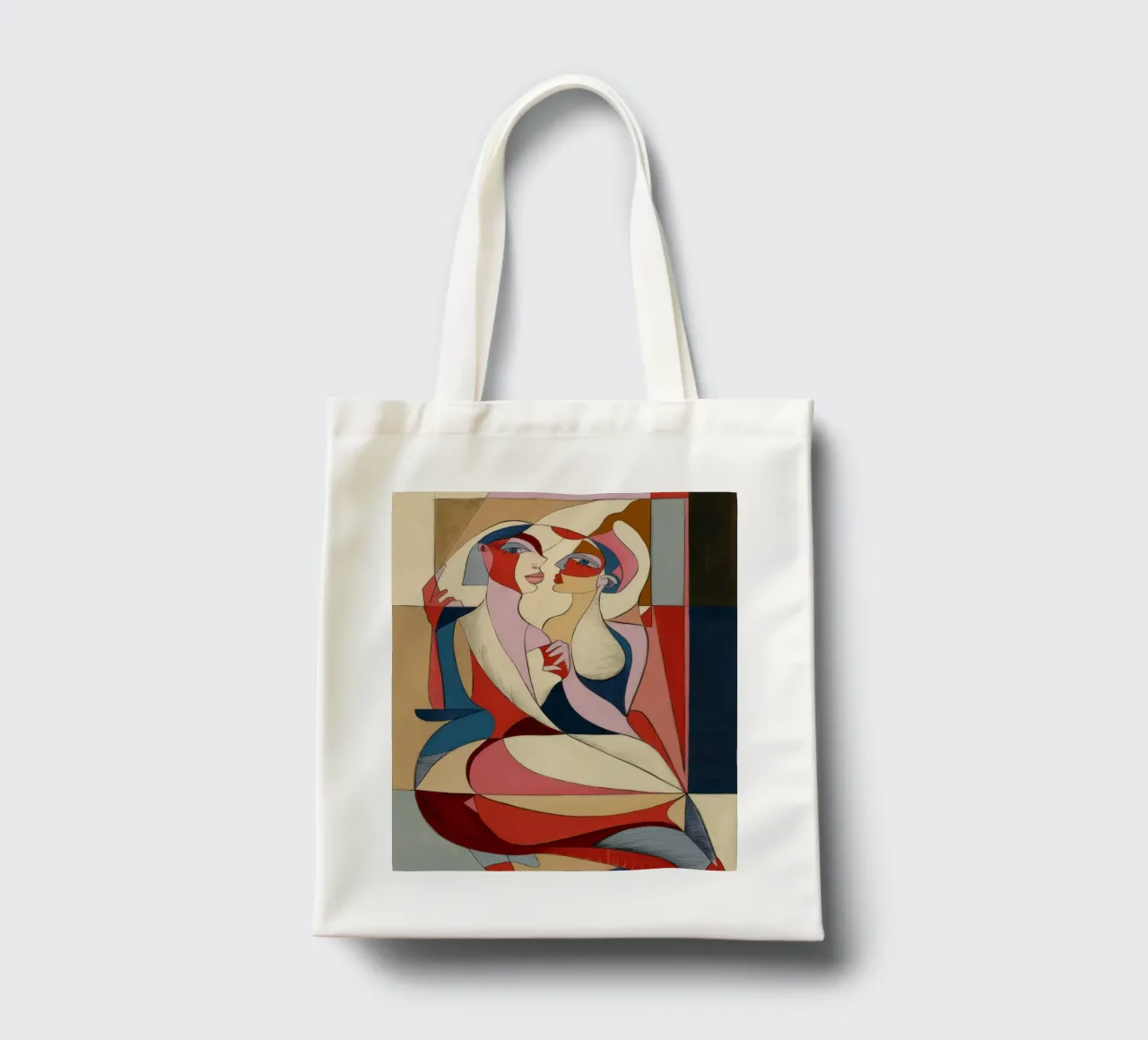 Passionate Artistic Embrace tote bag by Crimson Whisper