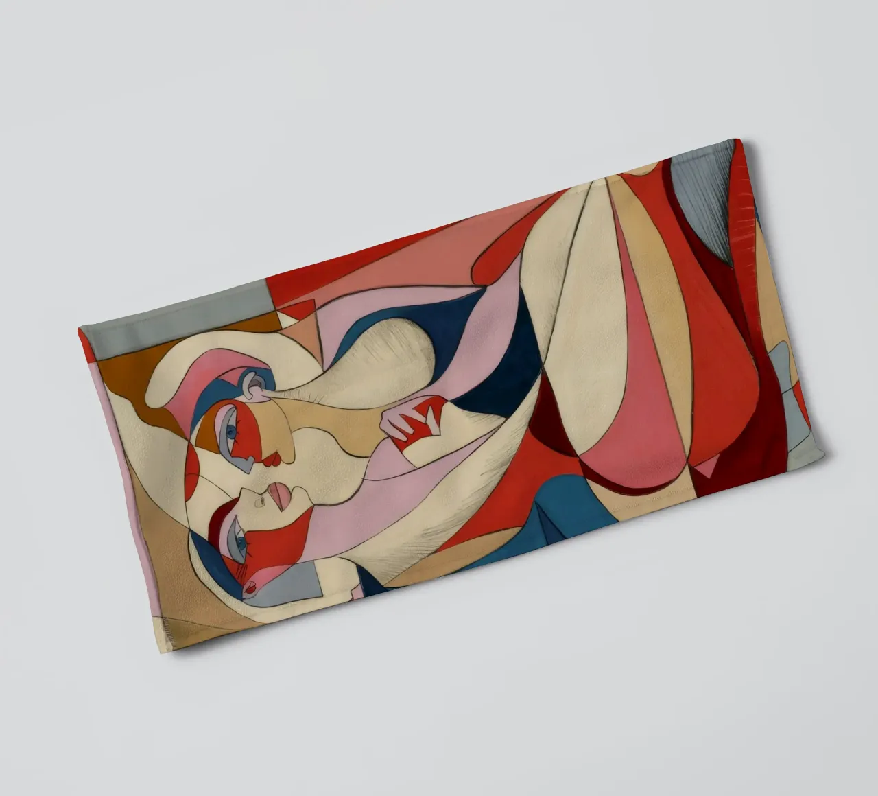 Passionate Artistic Embrace towel by Crimson Whisper