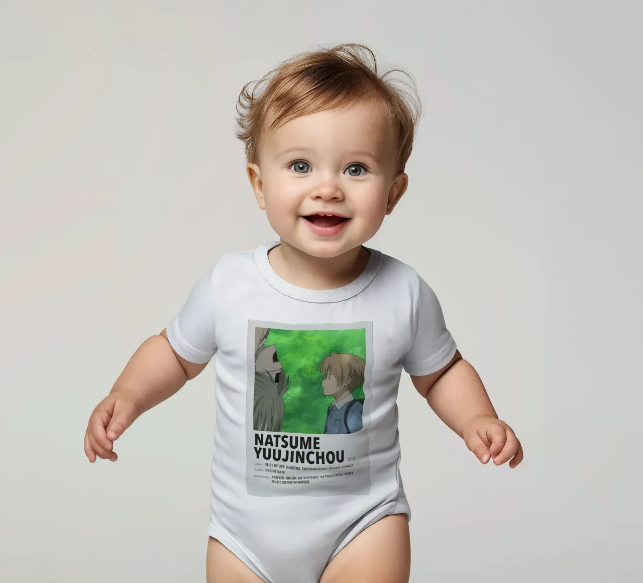 NATSUME YUUJINCHOU  2008 short-sleeve baby romper by Totoya