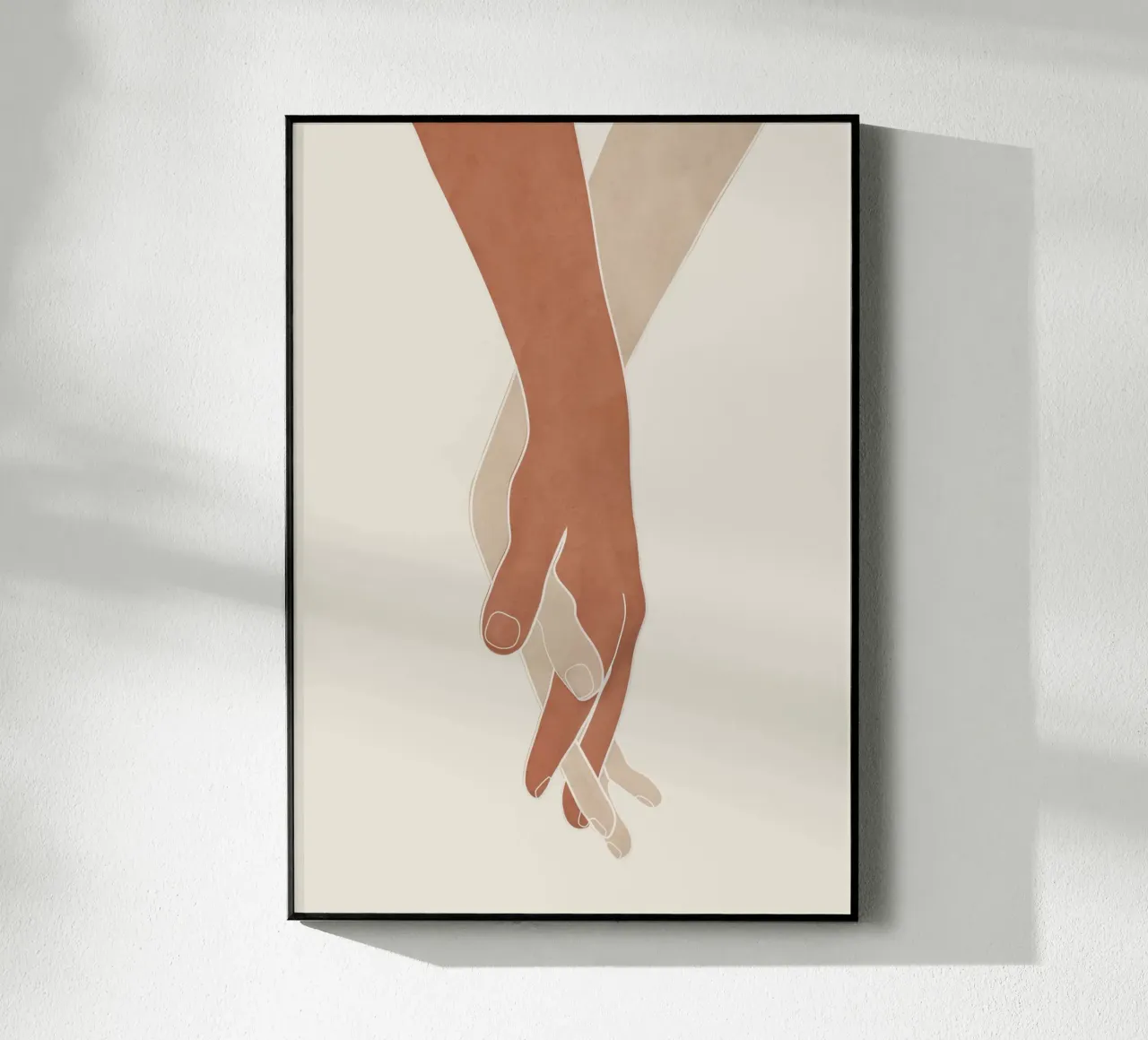 Holding Hands plexiglass da Nadjaa