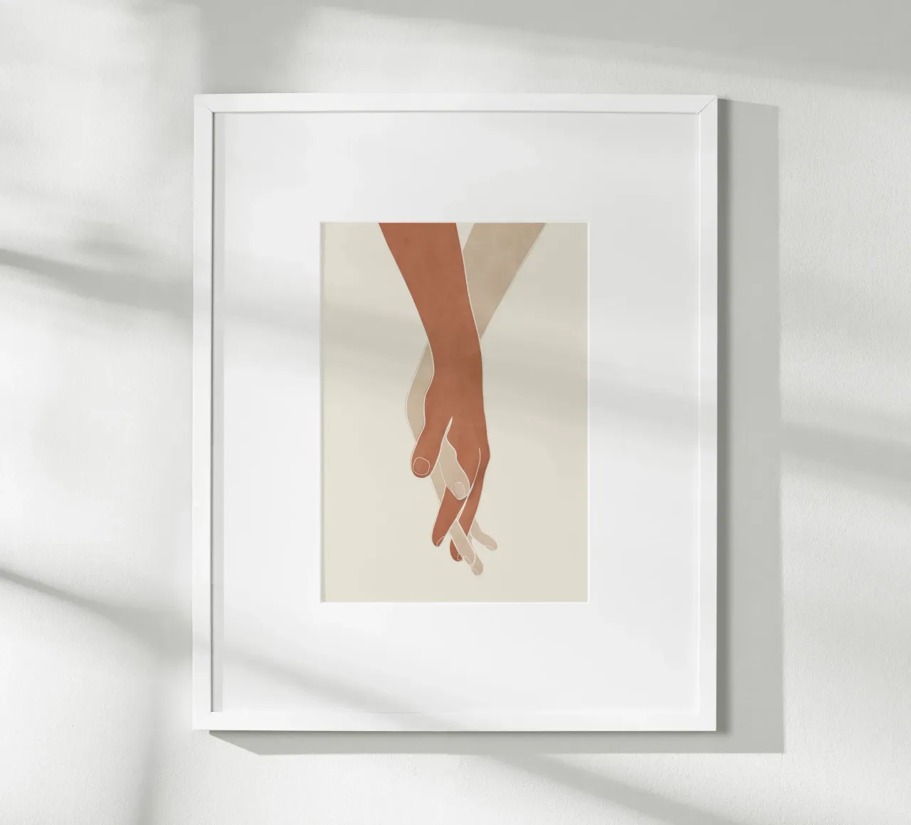 Holding Hands poster da Nadjaa