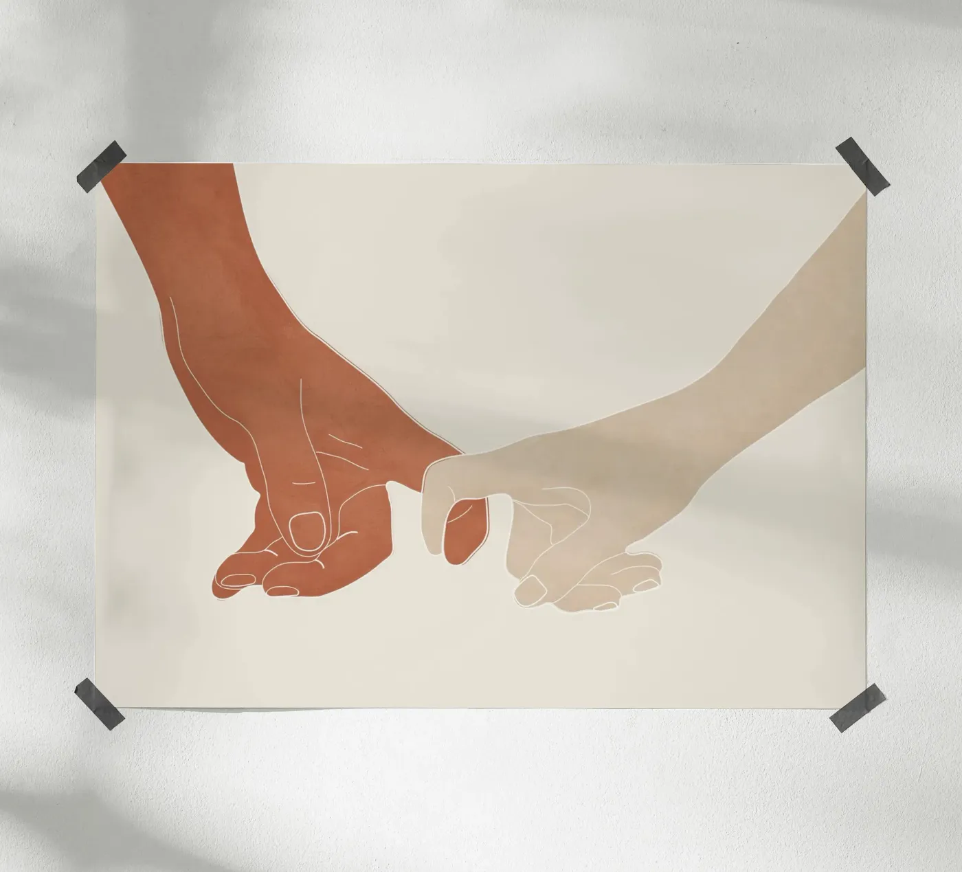 Holding On poster by Nadjaa