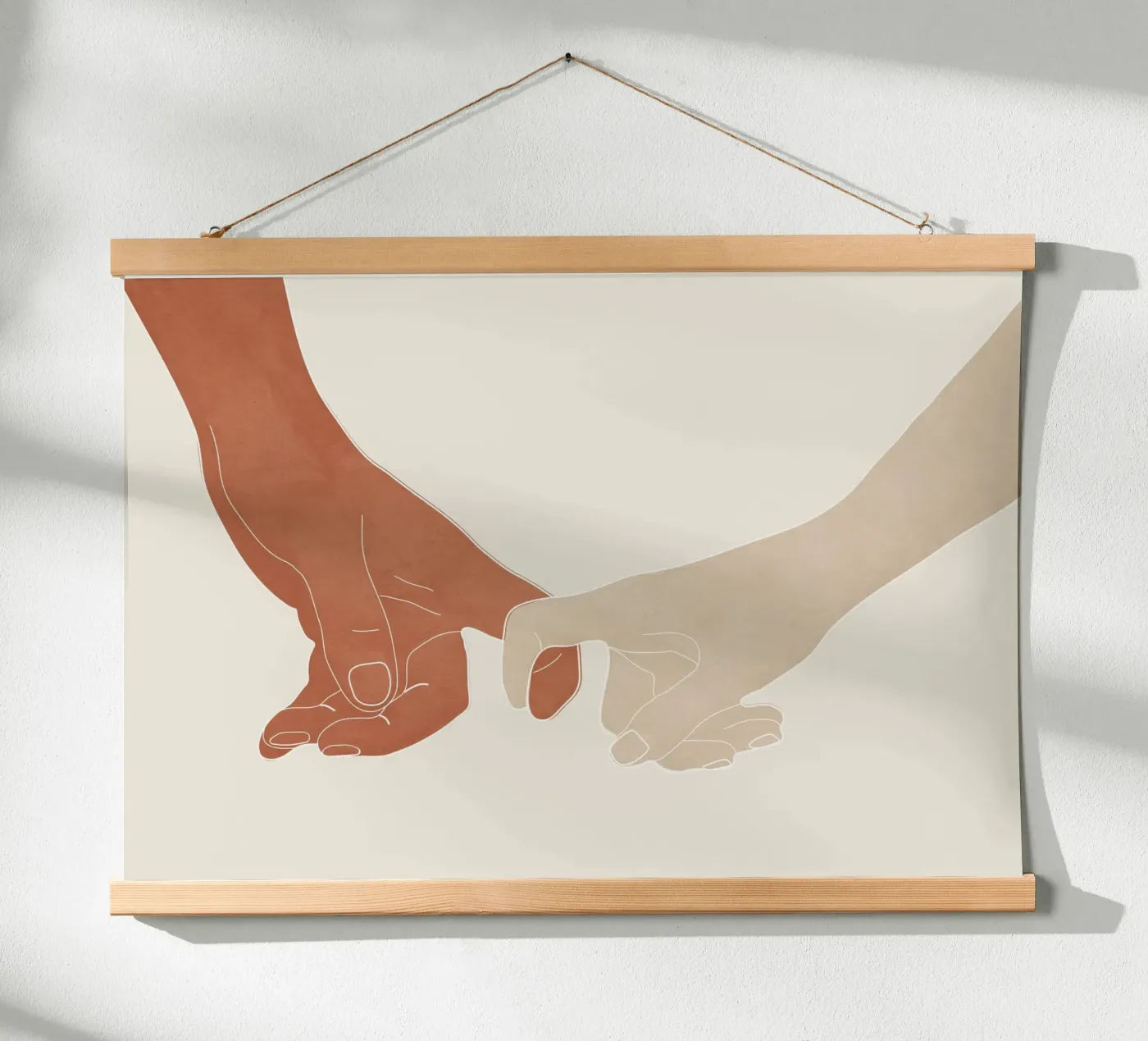 Holding On poster by Nadjaa