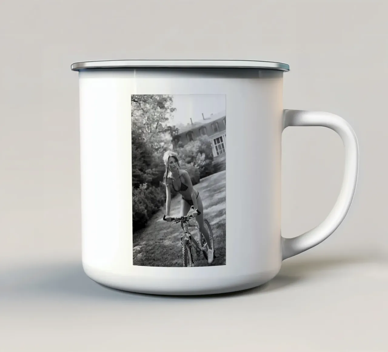 kate cyling Nel parco tazza in smalto da Alex happy shop