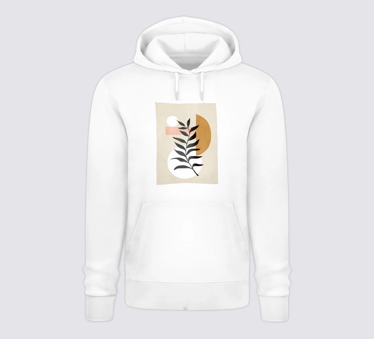 Minimal Abstract Shapes 16 felpa con cappuccio da Nadjaa