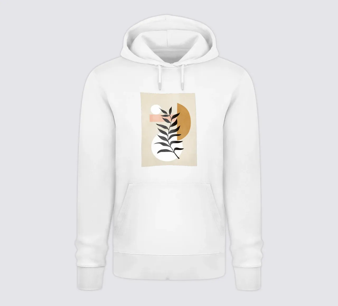 Minimal Abstract Shapes 16 felpa con cappuccio da Nadjaa
