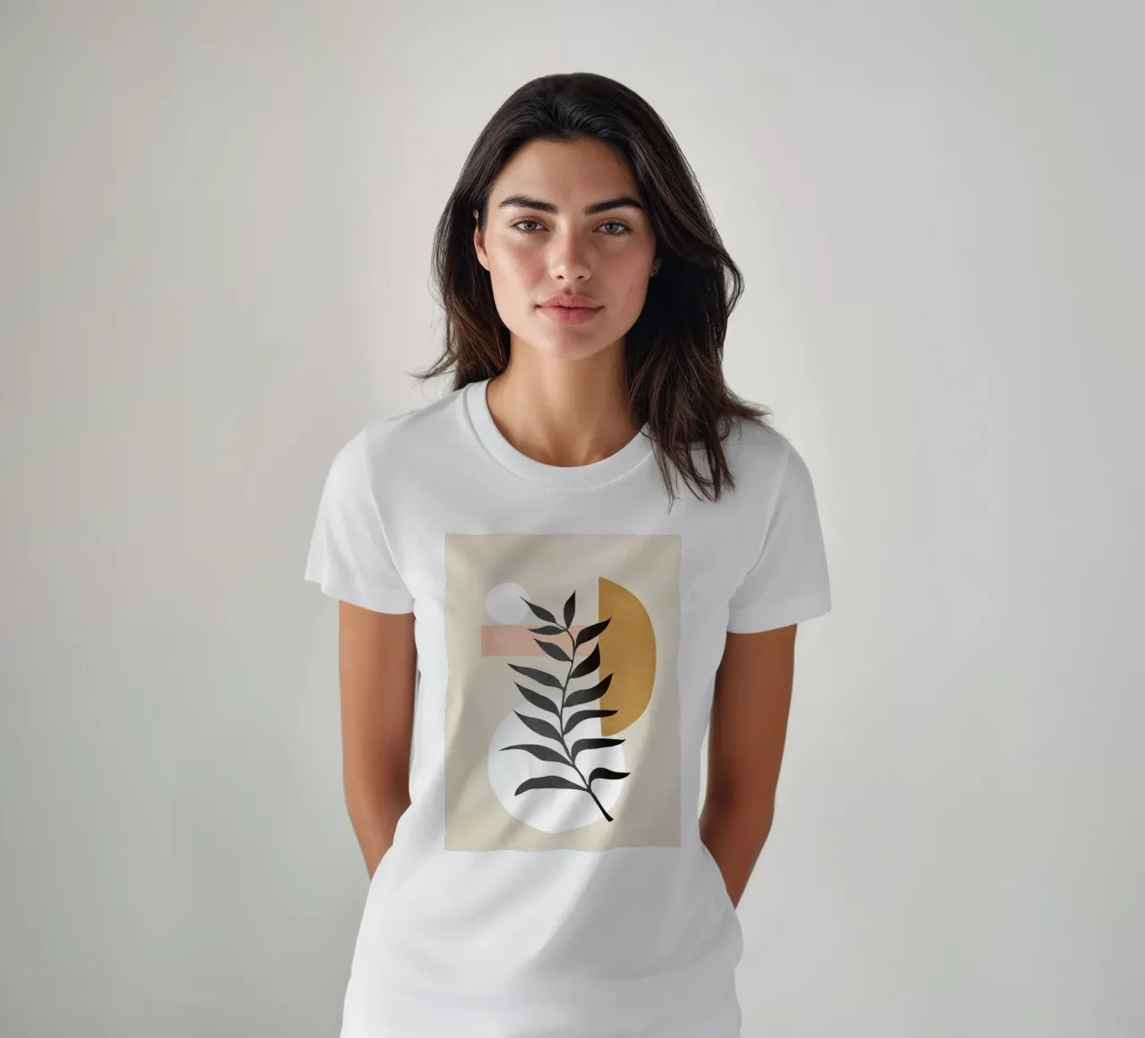 Minimal Abstract Shapes 16 t-shirt by Nadjaa